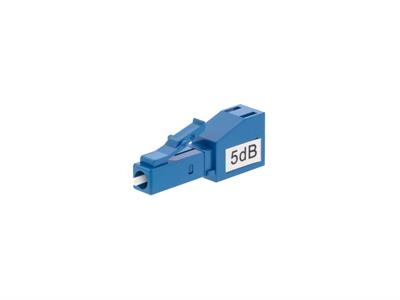 Single Mode LC 5dB Fiber Optic Attenuator, LC/UPC