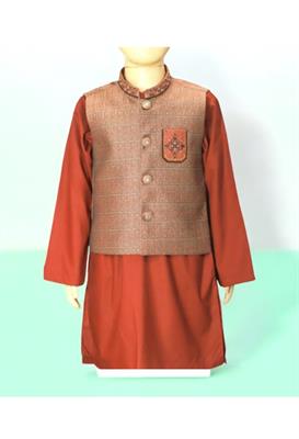 3 Piece Kurtan Shalwar Waist Coat