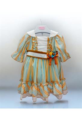 Multi Color Stripped Frock