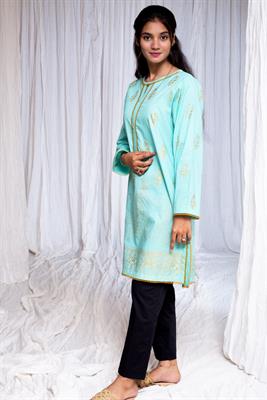 Women Block Print Kurti