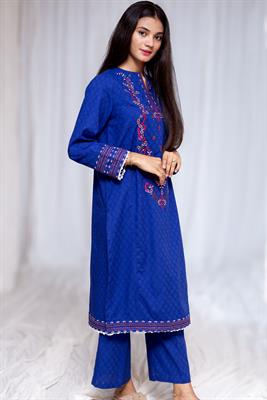 Women Embroidered 2 Pcs Suit