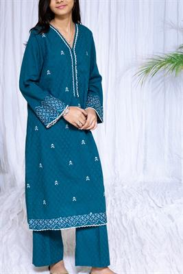 Women Embroidered 2 Pcs Suit