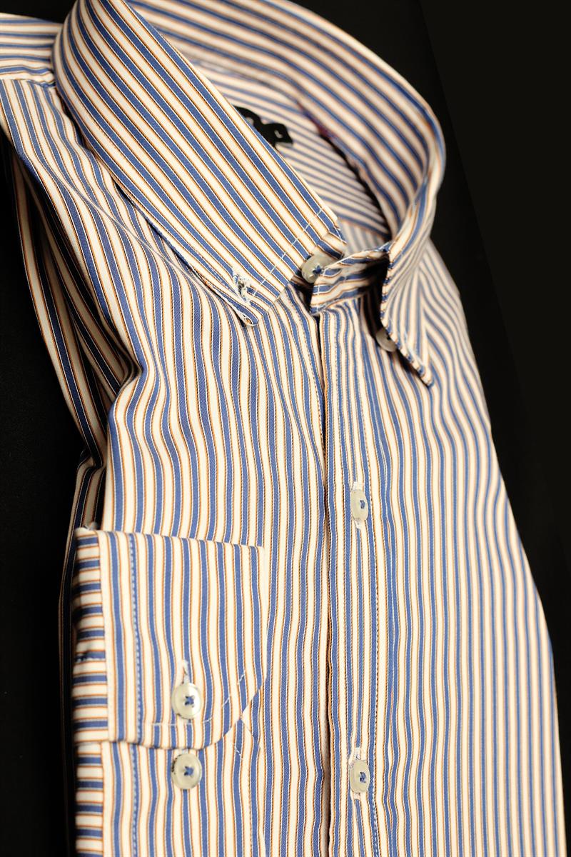 Men Casual Shirt Stripe