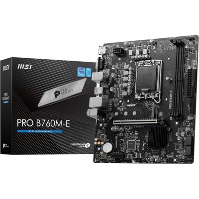 MSI PRO B760M-E Intel LGA 1700 DDR5 Motherboard