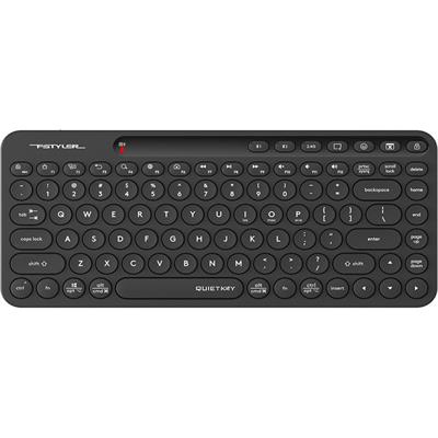 A4Tech Fstyler FBK36C AS Bluetooth and 2.4G Rechargeable Keyboard Black