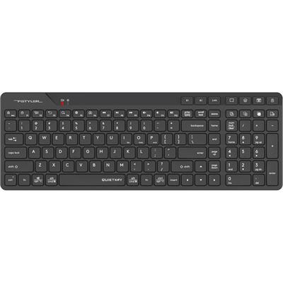 A4Tech Fstyler FBK27C AS Bluetooth & 2.4G Rechargeable Wireless Keyboard | Black