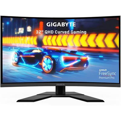 Gigabyte G32QC Gaming Monitor 31.5" VA Curved QHD 1ms 165Hz - AMD FreeSync Premium Pro - HDR400