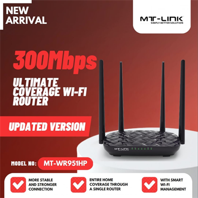 MT-Link MT-WR951HP 802.11n High-power WiFi Router 04 Antina Entire