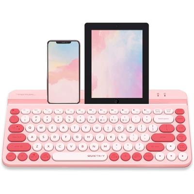 A4Tech FBK30 Fstyler Bluetooth & 2.4G Wireless Keyboard - Raspberry Pink