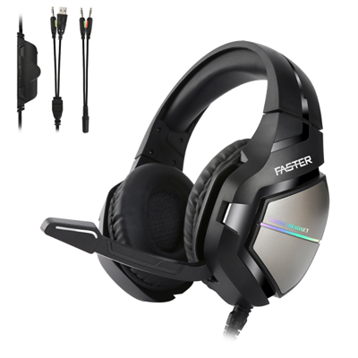 Faster Blubolt BG-200 Surrounding Sound Gaming Headset with Noise Cancelling Microphone for PC and Mobile