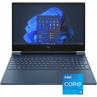 HP Victus 15-FA0033DX Gaming Laptop | Intel® Core™ i5-12450H 8GB 512GB, NVIDIA GeForce RTX 3050 4GB GDDR6, 15.6" FHD 144Hz, Backlit KB, Windows 11 | Performance Blue