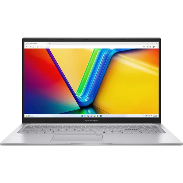 ASUS Vivobook 15 (A1504)– Intel Core i5 1335U, 8GB RAM, 512GB SSD, 15.6” FHD Display, BL-K, FPR, Dos, Cool Silver
