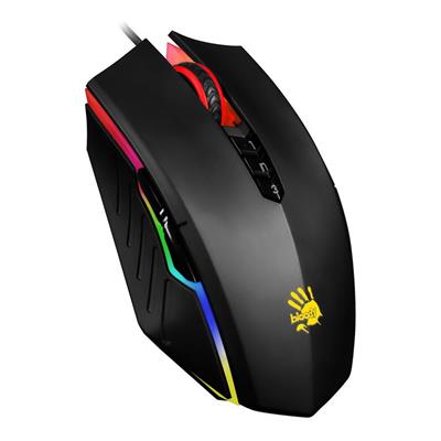 Bloody A70 Light Strike 4000 CPI Gaming Mouse Stone Black | Ultra Core 3 and 4 Activated