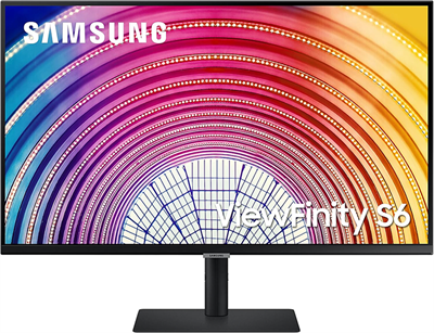 SAMSUNG  27” ViewFinity S60UA QHD 2540x1440 IPS 75 Hz HDR10 AMD FreeSync with USB-C Monitor (LS27A600UUNXGO) -2022 Model - Grade A (Used)