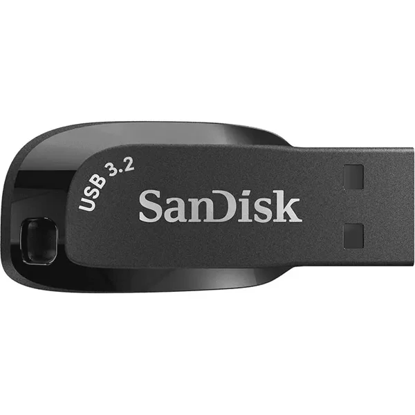 SanDisk Ultra Shift USB 3.2 Gen 1 Flash Drive 64GB, 100MB/s Read, USB-A, Black
