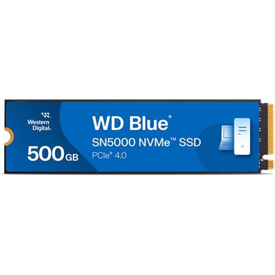 WD Blue SN5000 NVMe™ SSD - 500GB WDS500G4B0E 5,000MB/s PCIe Gen4 x4 M.2 2280
