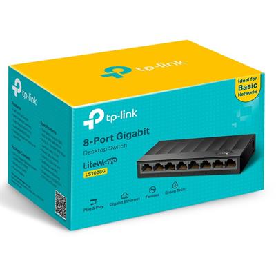 TP-Link LS1008G 8-Port 10/100/1000Mbps