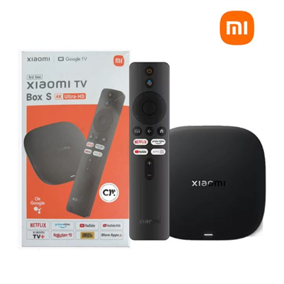 Xiaomi TV Box S (3rd Gen) Google TV 4K Ultra - Global Version Wi-Fi 6, 2.4GHz / 5GHz  Bluetooth 5.2, 2GB RAM, 32GB ROM