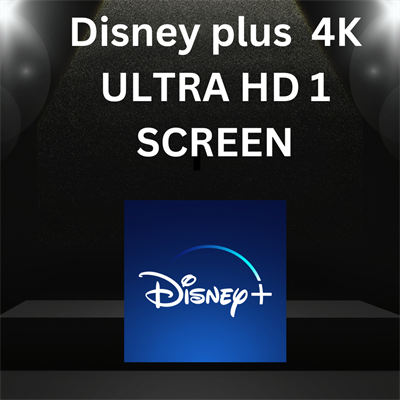 Disney plus 4K ULTRA HD 1 SCREEN