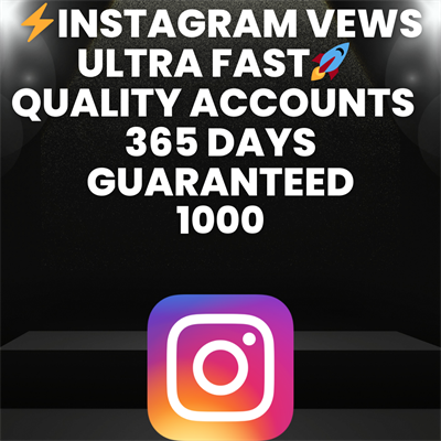  1000 Instagram  View   Non Drop  Recommended 