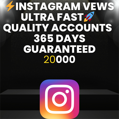 20k Instagram  View  Non Drop Recommended 