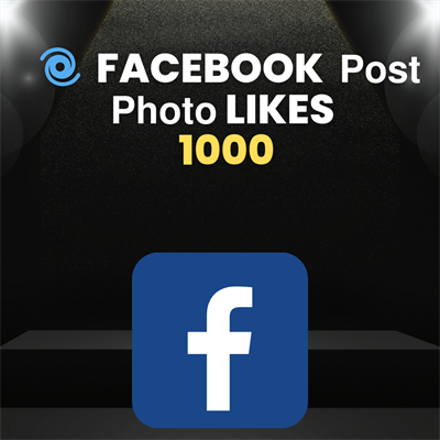 1000 Facebook  post photo Likes refill 30D