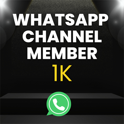 1000 Whatsapp Channel Member   Real HQ user