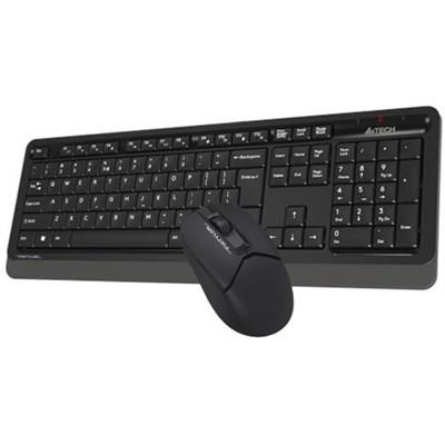 A4Tech Fstyler FG1012s 2.4G Wireless Desktop Keyboard & Mouse | Black