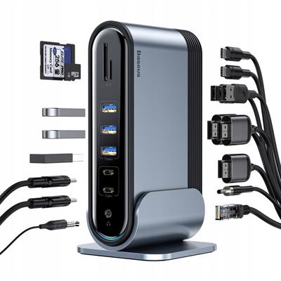 Baseus 17-In-1 UnionJoy 17-Port Triple-Display Docking Station