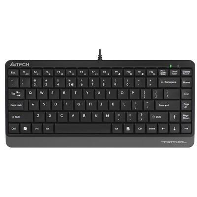 A4Tech FK11 Fstyler Sleek Multimedia Compact Keyboard - Grey