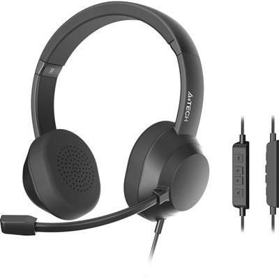 A4Tech FH150U Conference Headset Black | DSP Stereo Sound