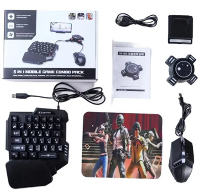 5-in-1 Video Game Controller Combo Pack