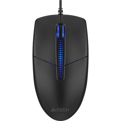 A4Tech N-530 Illuminate Mouse 1200 DPI Black