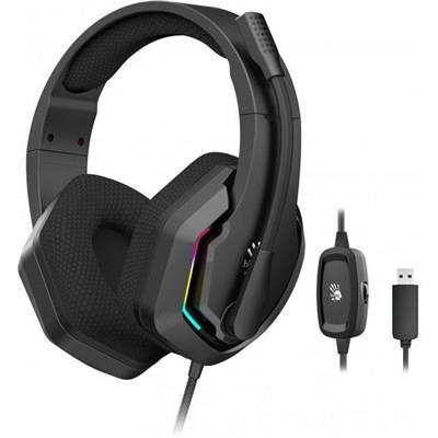 Bloody G260 Virtual 7.1 Surround Sound Gaming USB Headset - Black