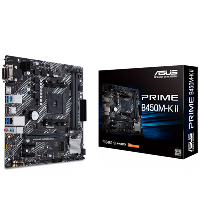 Asus Prime B450M-K II AMD AM4 microATX Motherboard