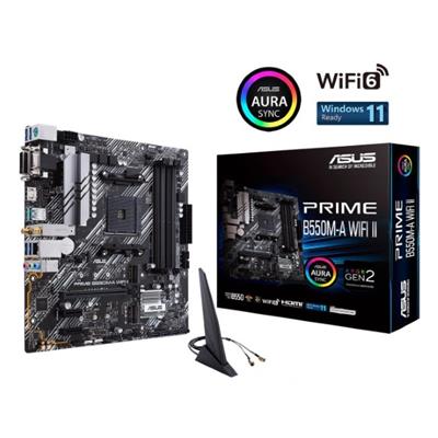 ASUS Prime B550M-A WiFi II AMD AM4 (3rd Gen Ryzen) Micro ATX Motherboard