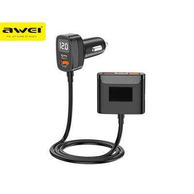 Awei C-853 150cm Front/Rear Car Charger