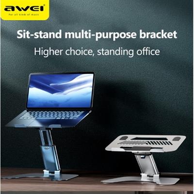 AWEI X25 Laptop Stand Aluminum Alloy With Multi-Angle Lift