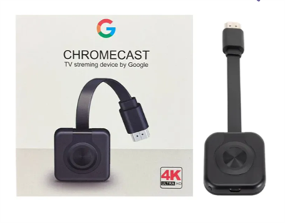 CHROMECASTTV streaming device by Google 4K Ultra HD