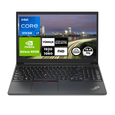 Lenovo ThinkPad E15 Gen4 21E600AJGR i7-1255U 8GB DDR4 512GB SSD MX550 2GB Graphics 15.6 FHD