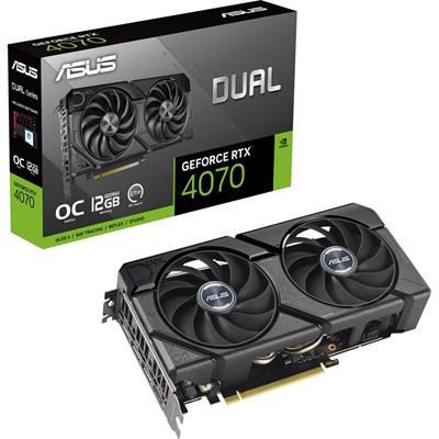 ASUS Dual GeForce RTX™ 4070 EVO OC Edition 12GB GDDR6X Video Graphics Card | DUAL-RTX4070-O12G-EVO