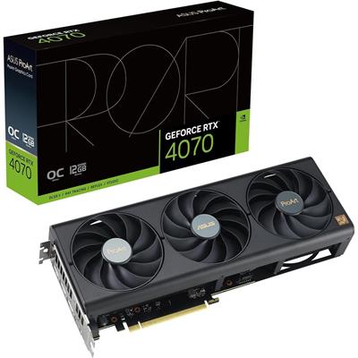 Asus ProArt GeForce RTX™ 4070 OC edition 12GB GDDR6X Video Graphics Card | PROART-RTX4070-O12G