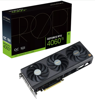 ASUS ProArt GeForce RTX™ 4060 Ti OC edition 16GB GDDR6 Graphics Card