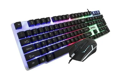 JEDEL GK-112 Pro Gaming RGB Keyboard and Mouse Combo