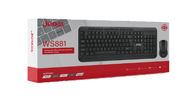 JEDEL WS881 Wireless Keyboard & Mouse Combo