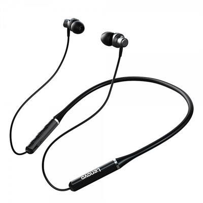 Lenovo HE05 Bluetooth 5.0 Wireless Earphones: Magnetic Neckband, Waterproof, Stereo Headset with Mic