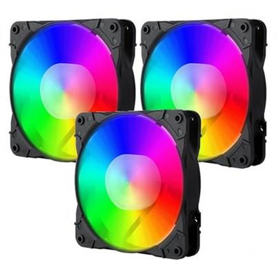 Redragon GC-F007 Computer Case 3 x 120mm PC RGB Cooling Fan