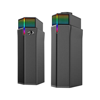 Redragon GS511 Wireless RGB Desktop Speakers, 2.0 PC Gaming Soundbar w/BT 5.3/USB Mode