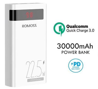 ROMOSS Sense 8PF 30000mAh Power Bank 22.5W Fast Charger