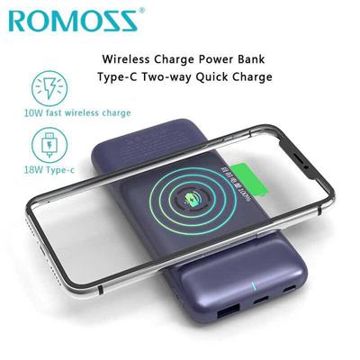 Romoss WSL10 Wireless Power Bank 10000mAh Two Way Quick Charge 10W